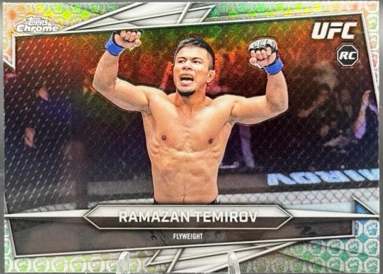 Ramazan Temirov 2026 Topps Chrome UFC Base #77 Refractor
