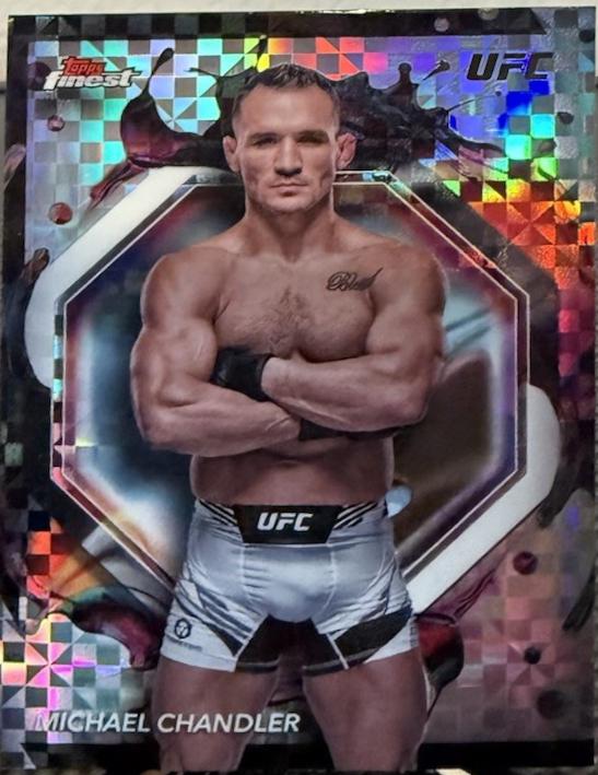 Michael Chandler 2024 Topps Finest UFC Base Rare #253 Refractor
