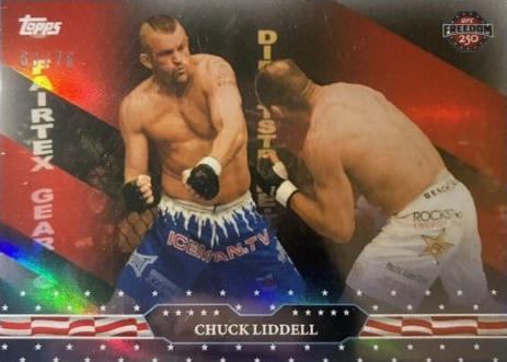 Chuck Liddell 2026 Topps UFC Freedom 250 Base #30 Foilfractor