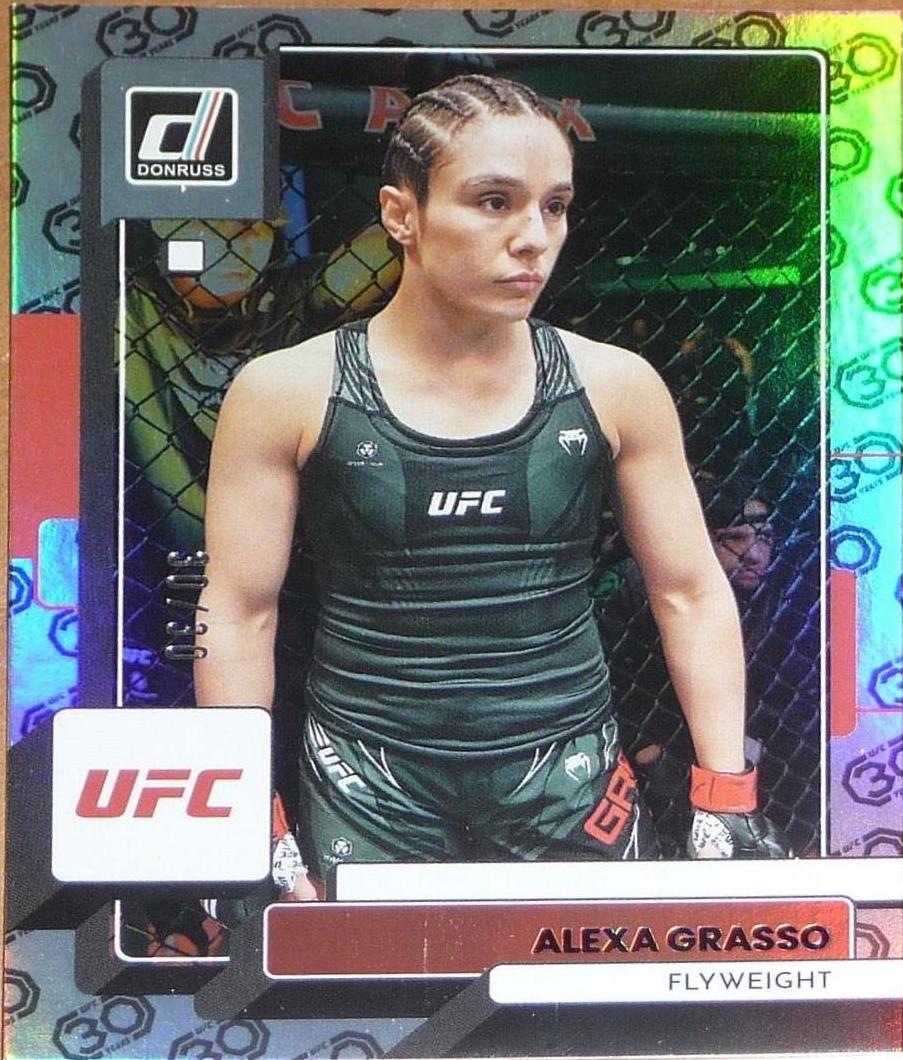 Alexa Grasso 2023 Panini Donruss UFC Base #56 30th Anniversary