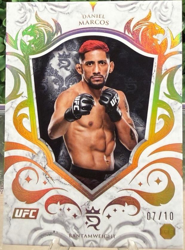 Daniel Marcos 2025 Topps Royalty UFC Base #33 Gold