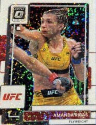 Amanda Ribas 2023 Panini Donruss Optic UFC Base #88 White Sparkle