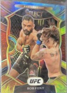 Rob Font 2021 Panini Select UFC Octagonside #292 Tie Dye