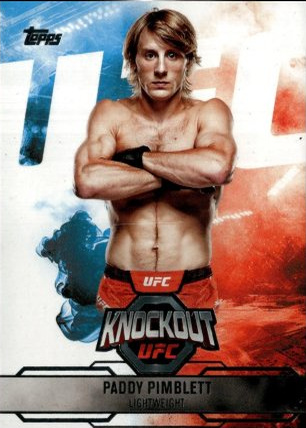 Paddy Pimblett 2025 Topps Knockout UFC Base #48 Black