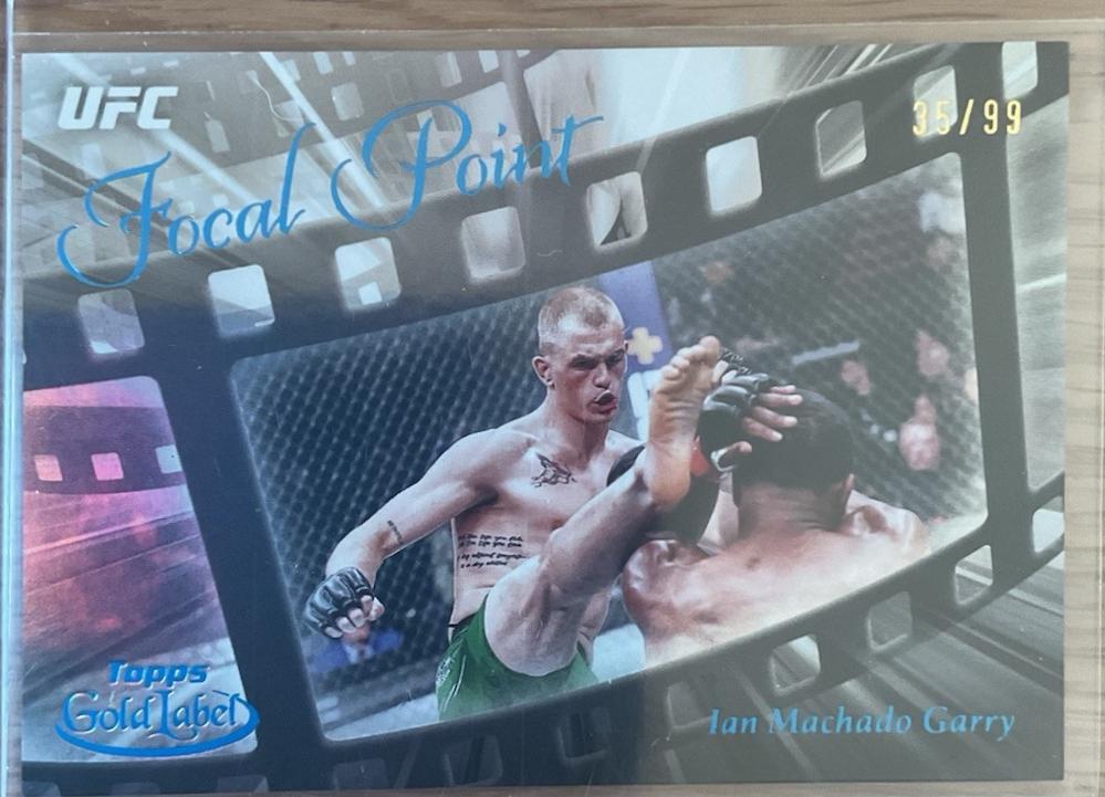 Ian Machado Garry 2024 Topps Gold Label UFC Focal Point #FP-1 Blue