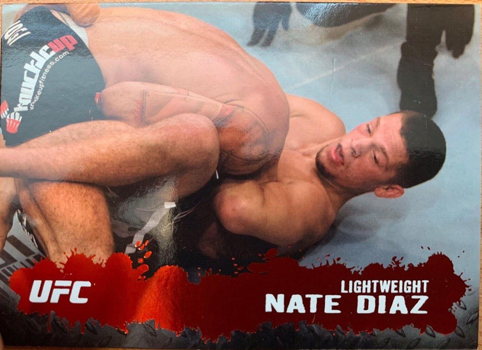 Nate Diaz 2009 Topps UFC Round 2 Base #3 Ruby