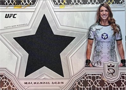 Mackenzie Dern 2024 Topps Royalty UFC Star Relics #SRR-18 Platinum