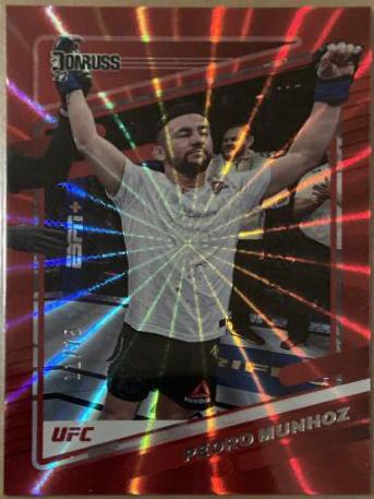 Pedro Munhoz 2022 Panini Donruss UFC Base #76 Red
