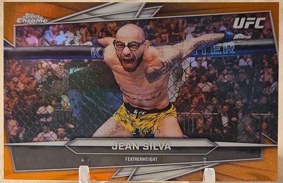 Jean Silva 2026 Topps Chrome UFC Base #163 Orange Refractor