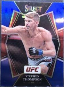 Stephen Thompson 2022 Panini Select UFC Premier Level #182 Blue Prizm