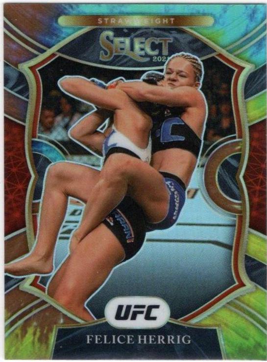 Felice Herrig 2021 Panini Select UFC Concourse #82 Tie Dye