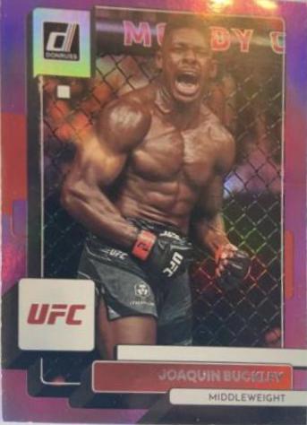Joaquin Buckley 2023 Panini Donruss UFC Base #24 Purple Flood