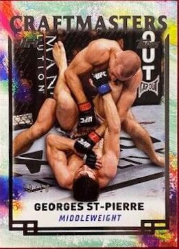 Georges St-Pierre 2024 Topps Knockout UFC Craftmasters #CRM-20 Black