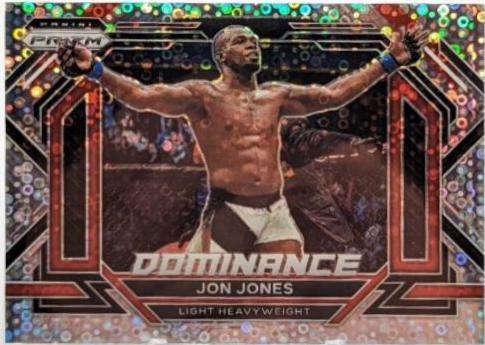 Jon Jones 2023 Panini Prizm UFC Dominance #5 Silver