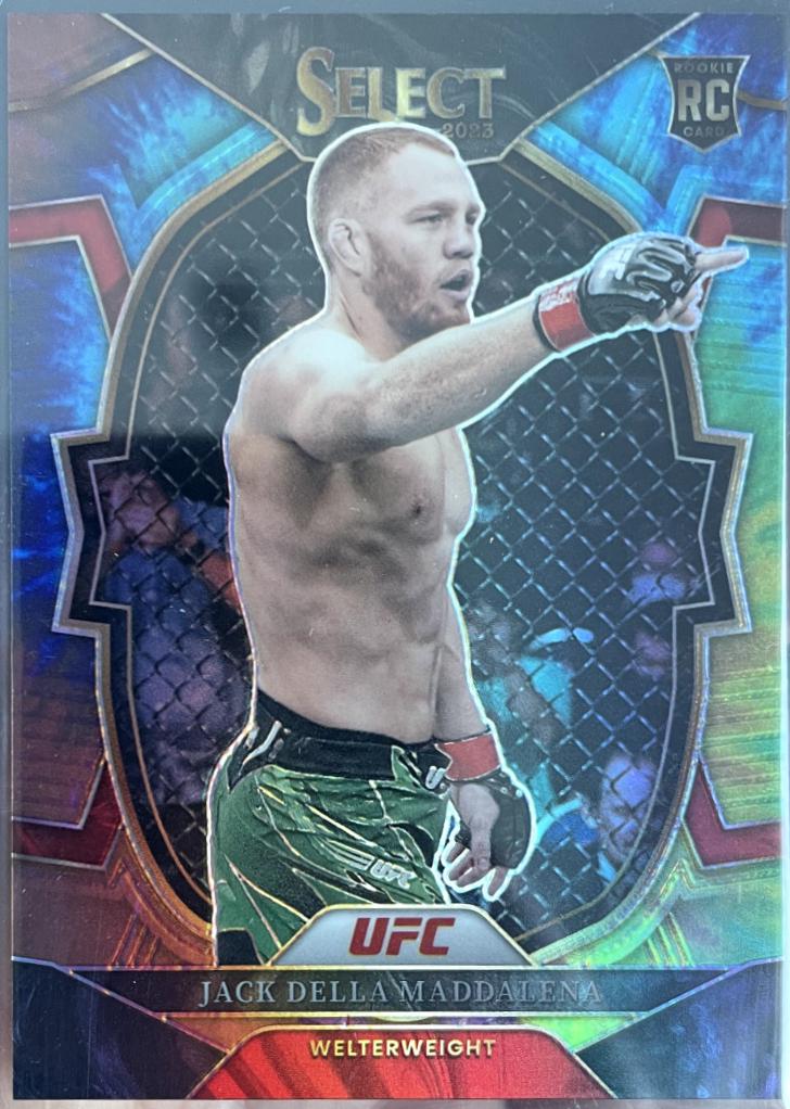 Jack Della Maddalena 2023 Panini Select UFC Concourse #16 Tie Dye