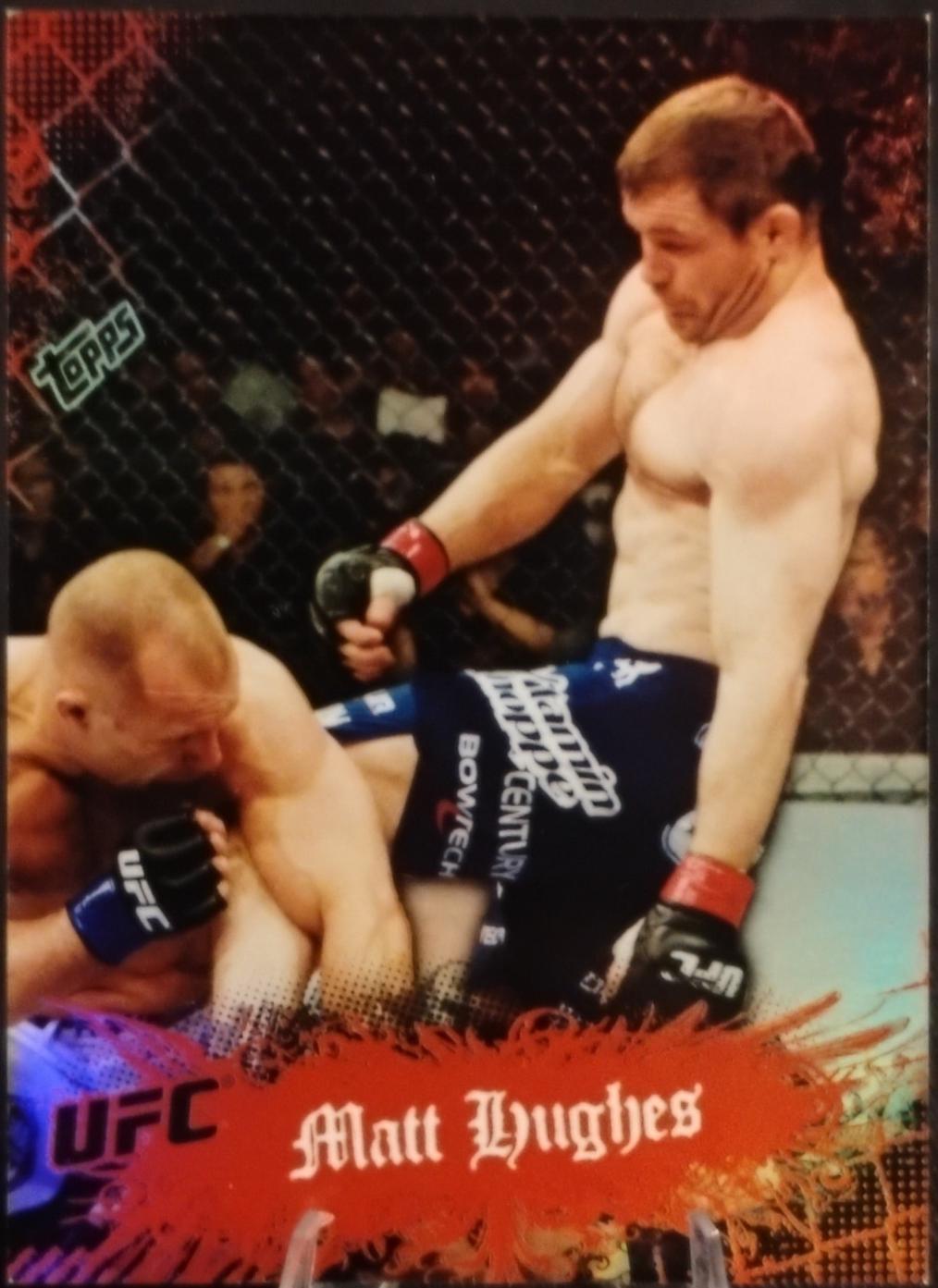 Matt Hughes 2010 Topps UFC Main Event Base #6 Red