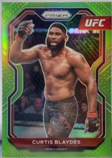 Curtis Blaydes 2021 Panini Prizm UFC Base #50 Neon Green