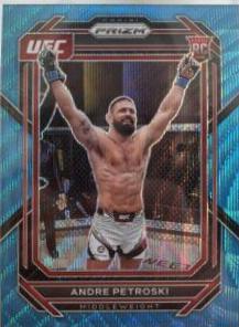 Andre Petroski 2023 Panini Prizm UFC Base #171 Blue Wave