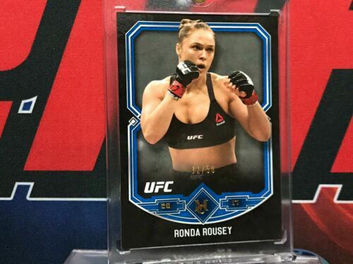 Ronda Rousey 2017 Topps Museum Collection UFC Base #15 Sapphire