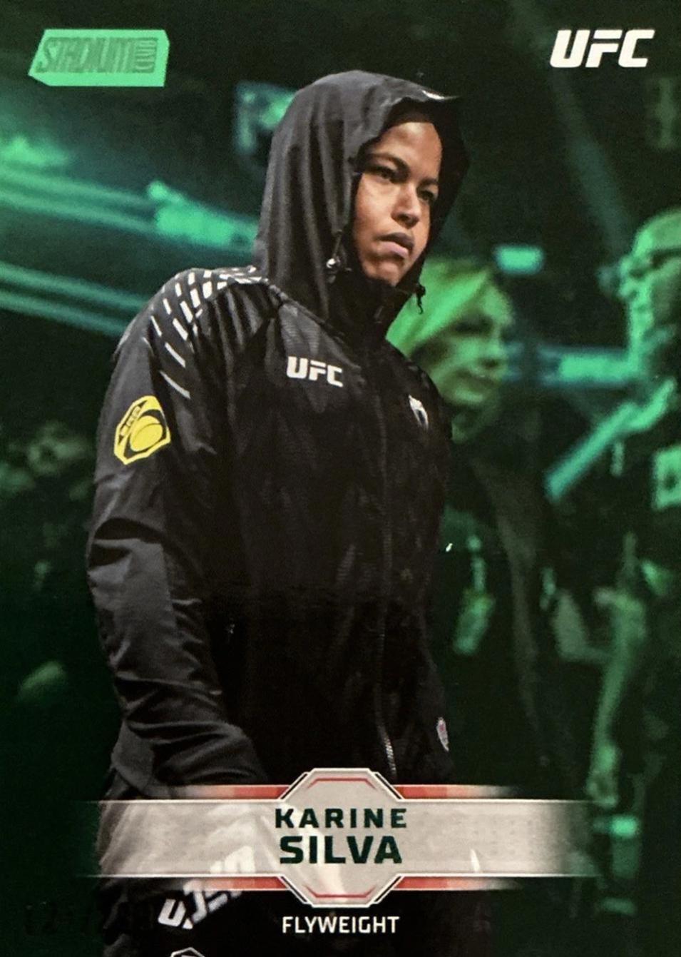 Karine Silva 2026 Topps Stadium Club UFC Base #131 Green