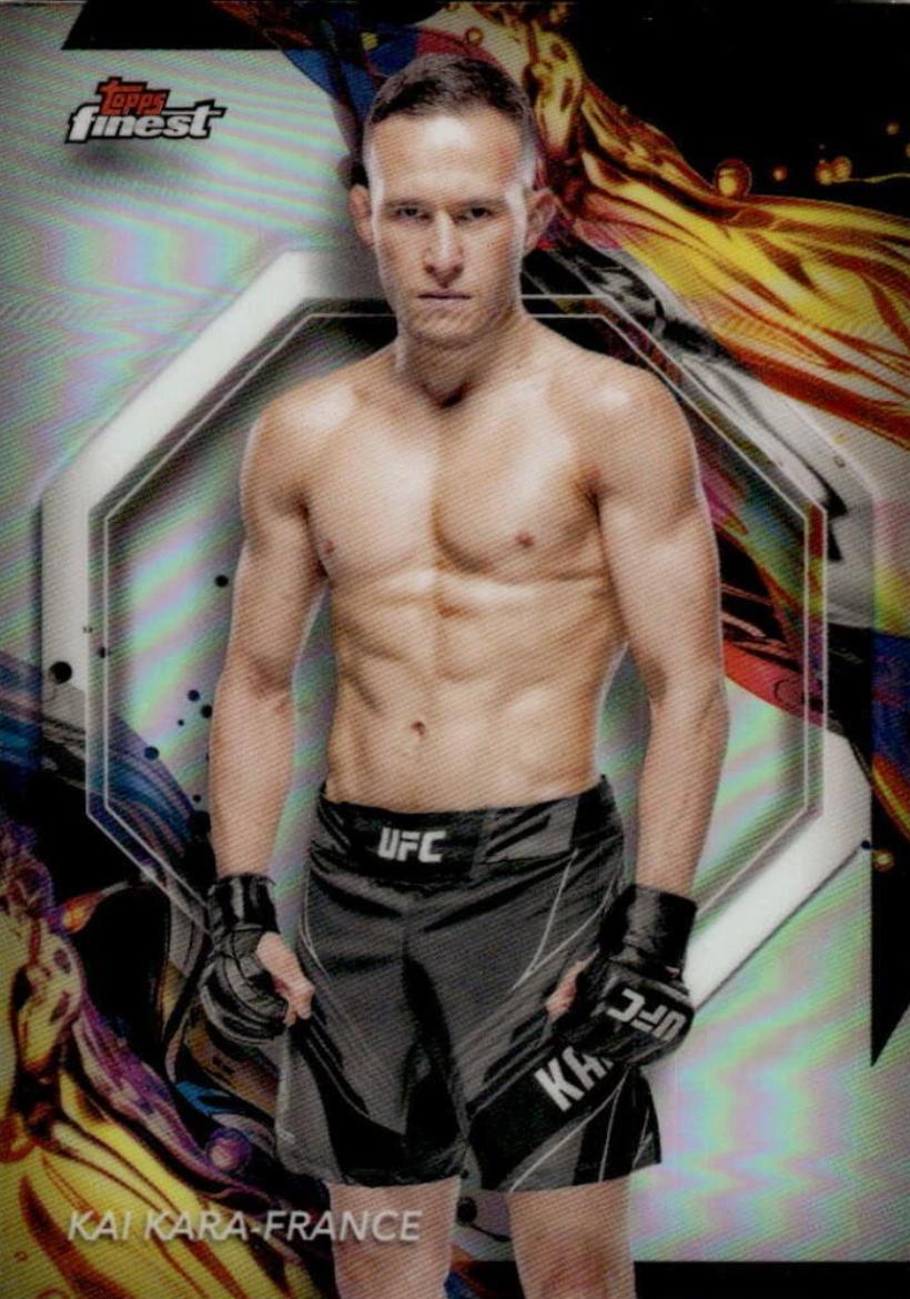 Kai Kara-France 2024 Topps Finest UFC Base Uncommon #103 Refractor