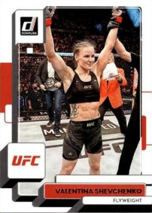 Valentina Shevchenko 2023 Panini Donruss UFC Base #71 Press Proof Silver