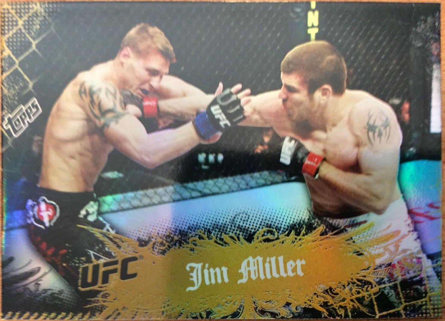 Jim Miller 2010 Topps UFC Main Event Base #71 Gold