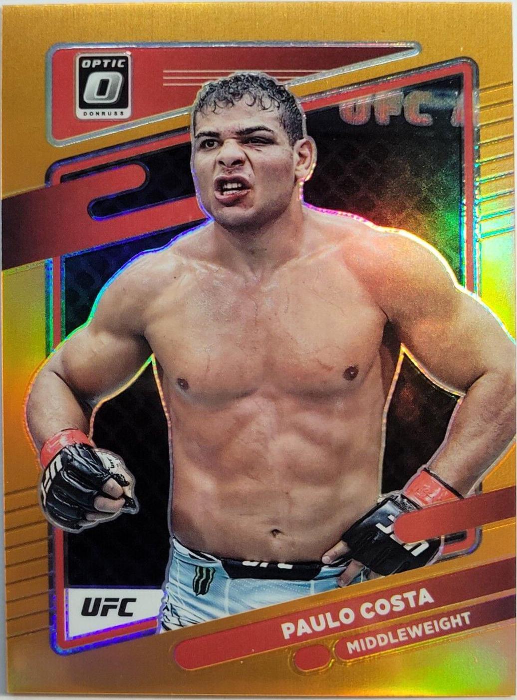 Paulo Costa 2022 Panini Donruss Optic UFC Base #56 Orange