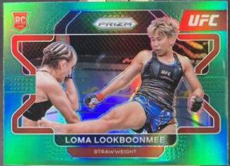Loma Lookboonmee 2022 Panini Prizm UFC Base #16 Green