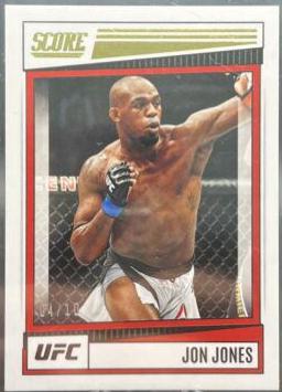 Jon Jones 2022 Panini Chronicles UFC Base Score #194 Gold