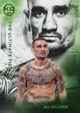 Max Holloway 2025 Topps Knockout UFC The Ultimate Fighter #UF-1 Emerald