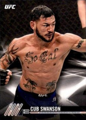 Cub Swanson 2017 Topps UFC Knockout Base #92 Blue