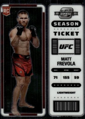 Matt Frevola 2023 Panini Chronicles UFC Base Contenders Optic Season Ticket #351 Bronze