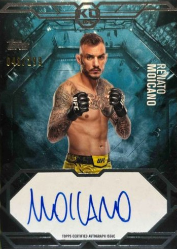 Renato Moicano 2025 Topps Knockout UFC Knockout Autographs #KA-RM Red