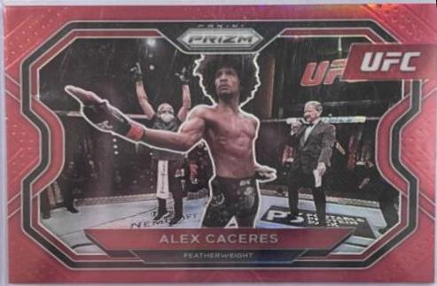 Alex Caceres 2021 Panini Prizm UFC Base #112 Red