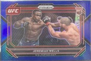 Jeremiah Wells 2023 Panini Prizm Under Card UFC Base #44 Blue