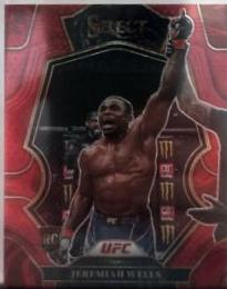 Jeremiah Wells 2023 Panini Select UFC Premier Level #134 Red Disco