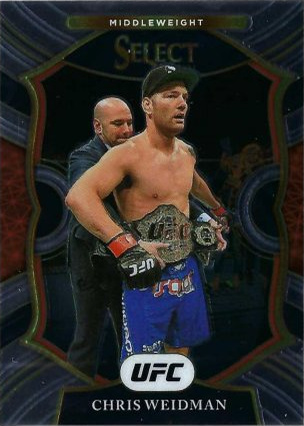 Chris Weidman 2021 Panini Select UFC Concourse #78 Black