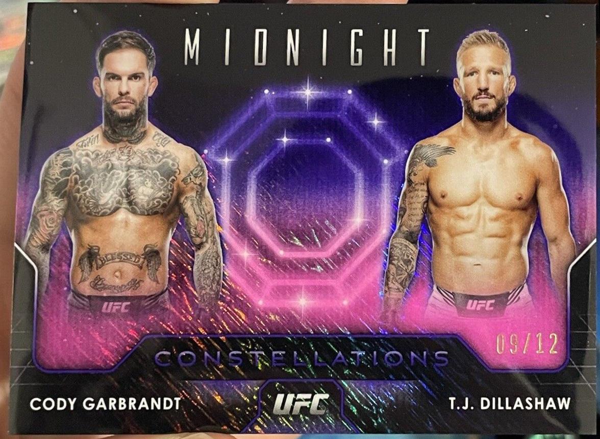 TJ Dillashaw / Cody Garbrandt 2024 Topps Midnight UFC Constellations #CO-20 Moonrise