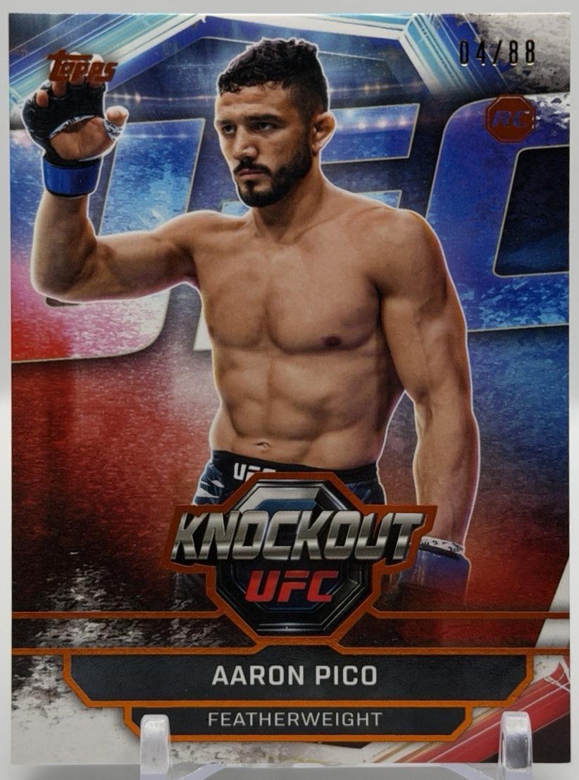 Aaron Pico 2026 Topps Knockout UFC Base #87 Orange