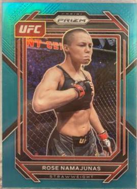 Rose Namajunas 2023 Panini Prizm UFC Base #136 Teal