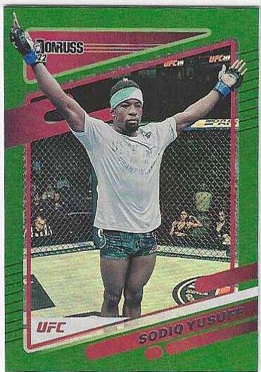 Sodiq Yusuff 2022 Panini Donruss UFC Base #158 Green