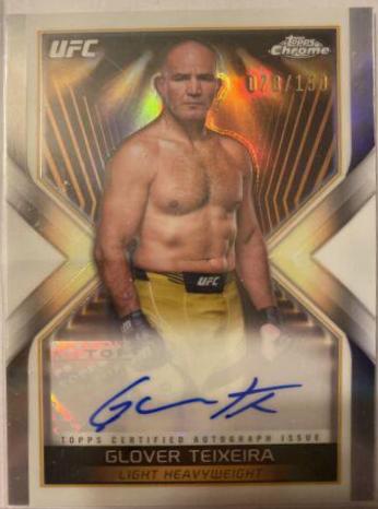 Glover Teixeira 2024 Topps Chrome UFC Main Event Autographs #MEA-GTE Refractor