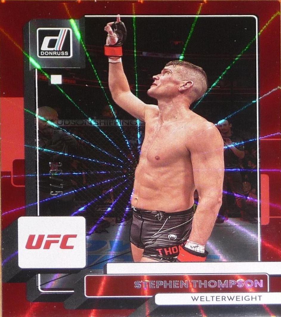 Stephen Thompson 2023 Panini Donruss UFC Base #139 Red Laser