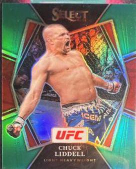 Chuck Liddell 2022 Panini Select UFC Premier Level #128 Green