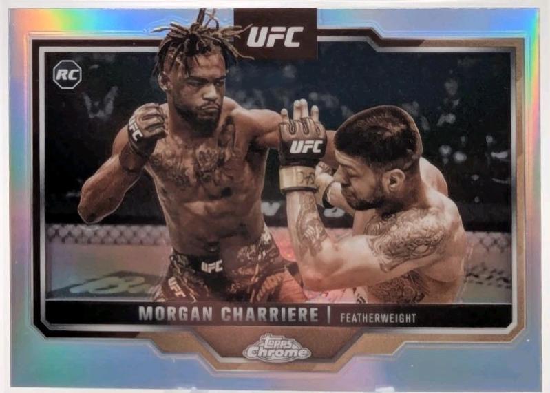 Morgan Charriere 2025 Topps Chrome UFC Base #37 Sepia Refractor