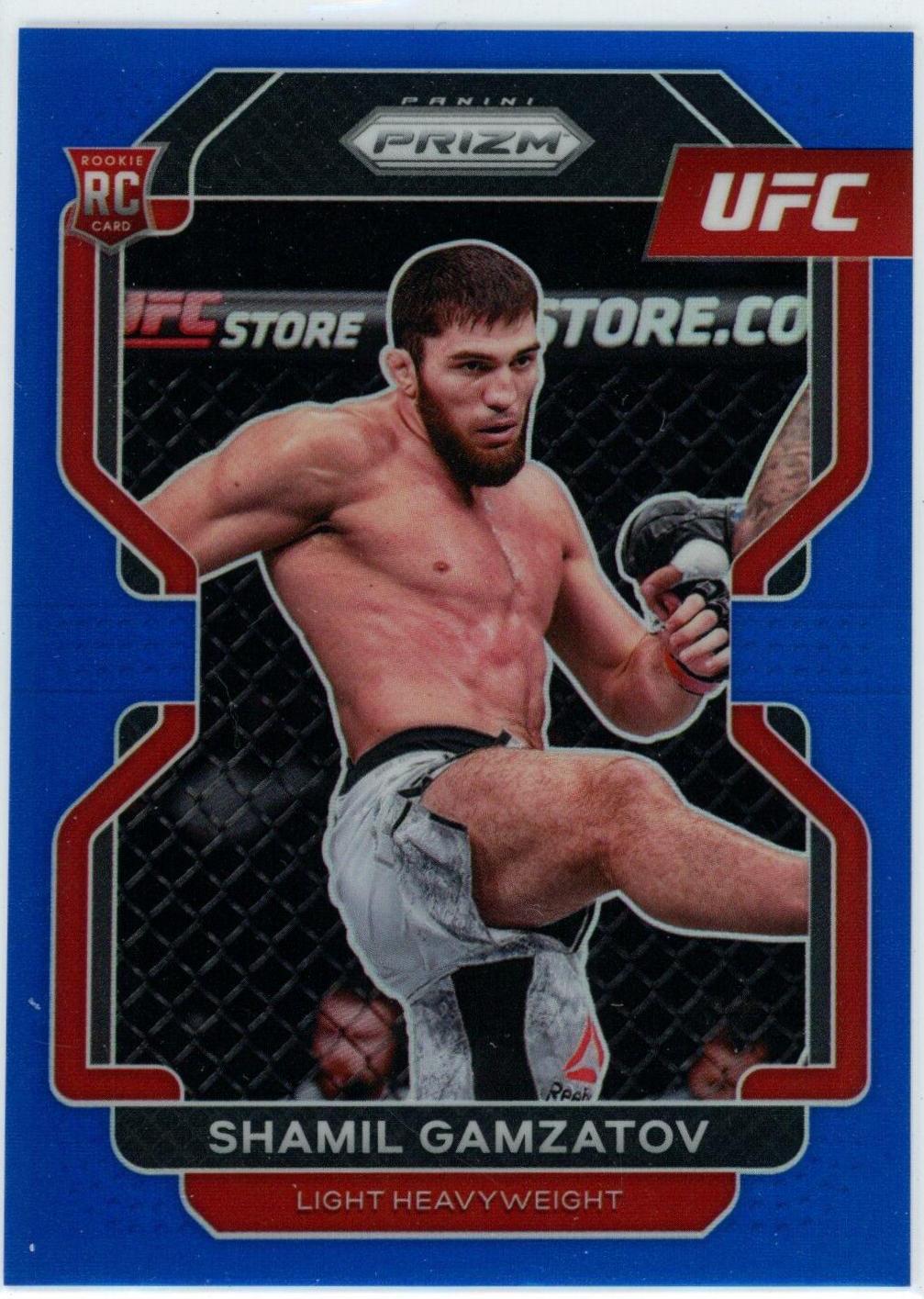 Shamil Gamzatov 2022 Panini Prizm UFC Base #182 Blue