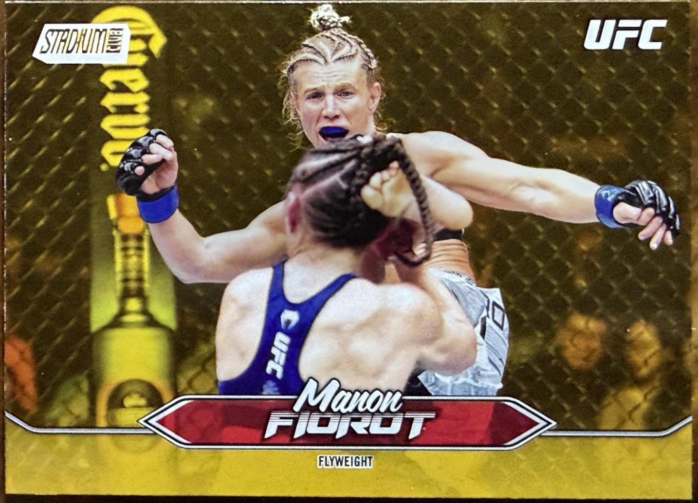 Manon Fiorot 2025 Topps Stadium Club UFC Base #56 Gold