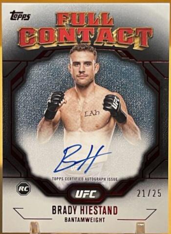 Brady Hiestand 2024 Topps Knockout UFC Full Contact Autographs #FCA-BHD Red