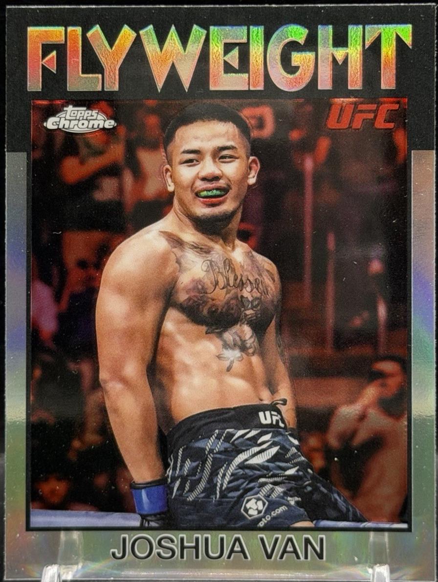 Joshua Van 2026 Topps Chrome UFC 1986 Topps #86-4 Refractor